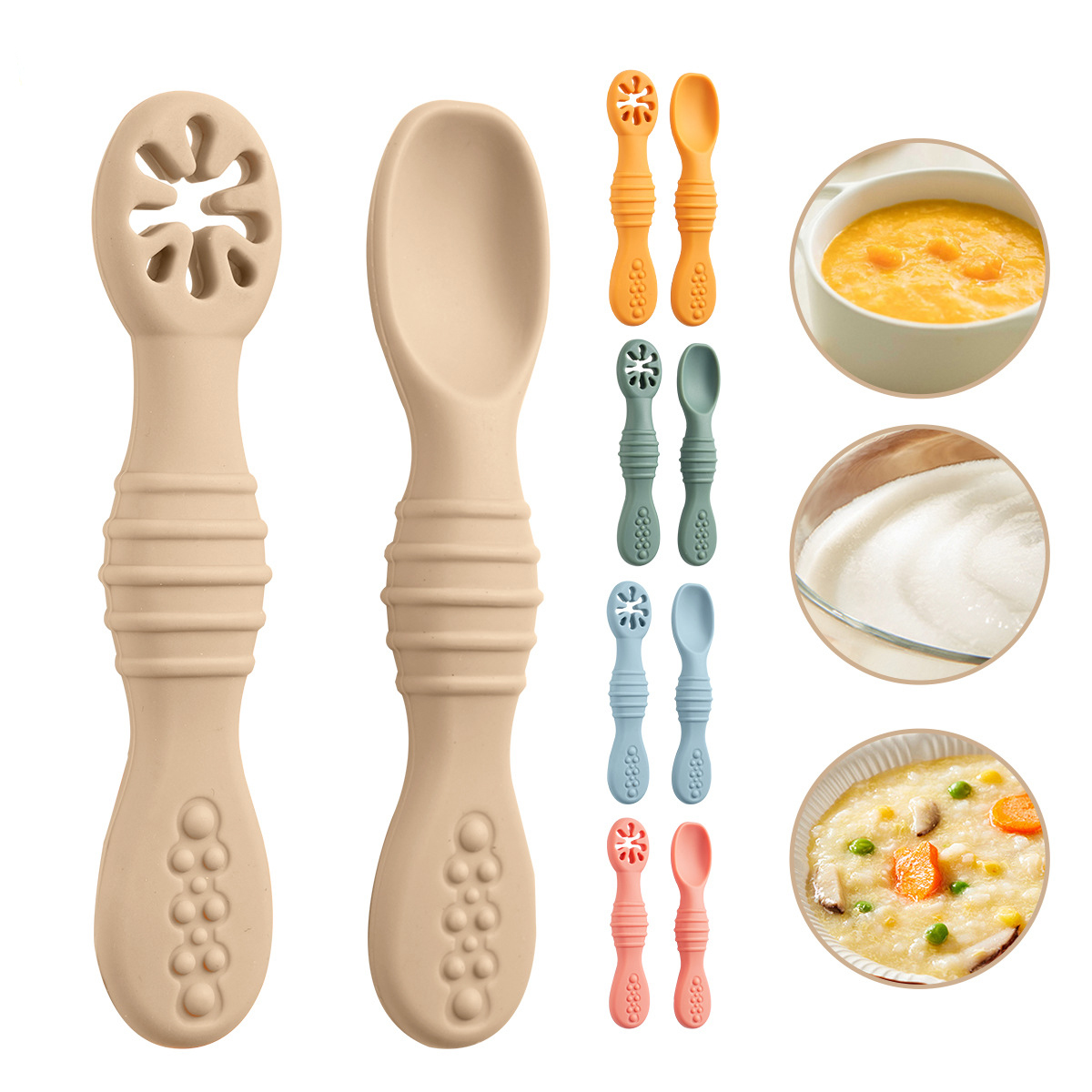 Baby Led Weaning Set - Muỗng Cho Bé Ngã Ba Bộ