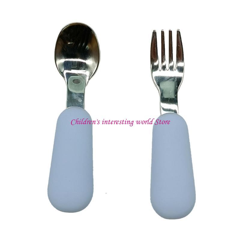 Baby Led Weaning Set - Baby Fork & Spoon Set 2PCs