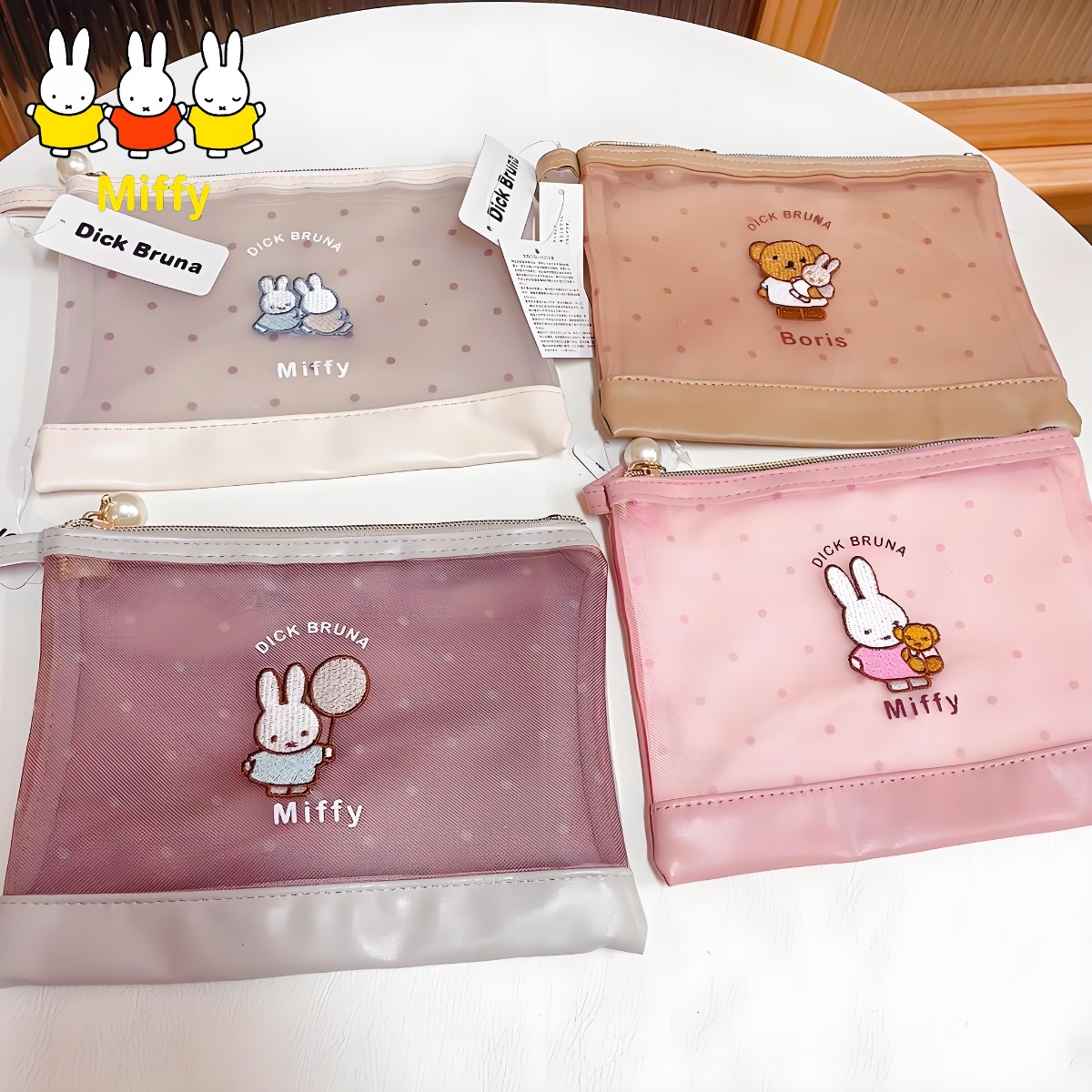 Kawai Miffy Rabbit Makeup Bag  - đánh giá và giá Baby Products Keeping Bag