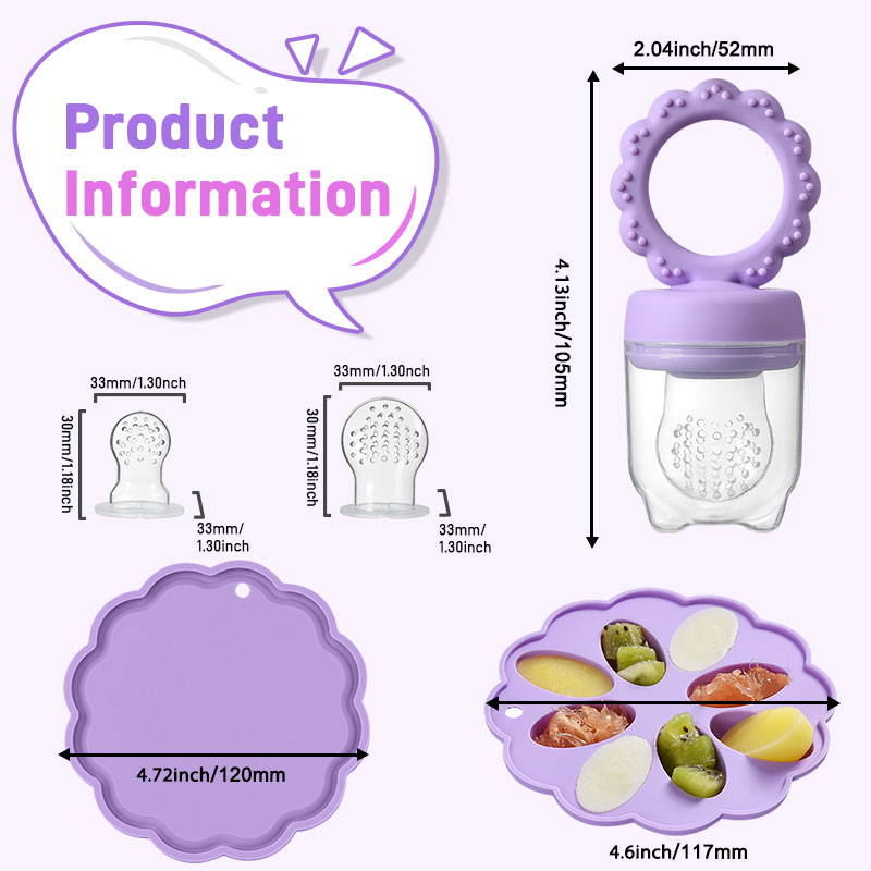 Baby Fruit Feeder and Mini Fre - đánh giá và giá Baby Led Weaning Set