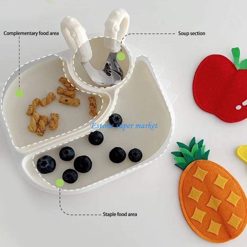 090B Hoàn thiện Bộ đĩa ăn bằng - đánh giá và giá Baby Led Weaning Set