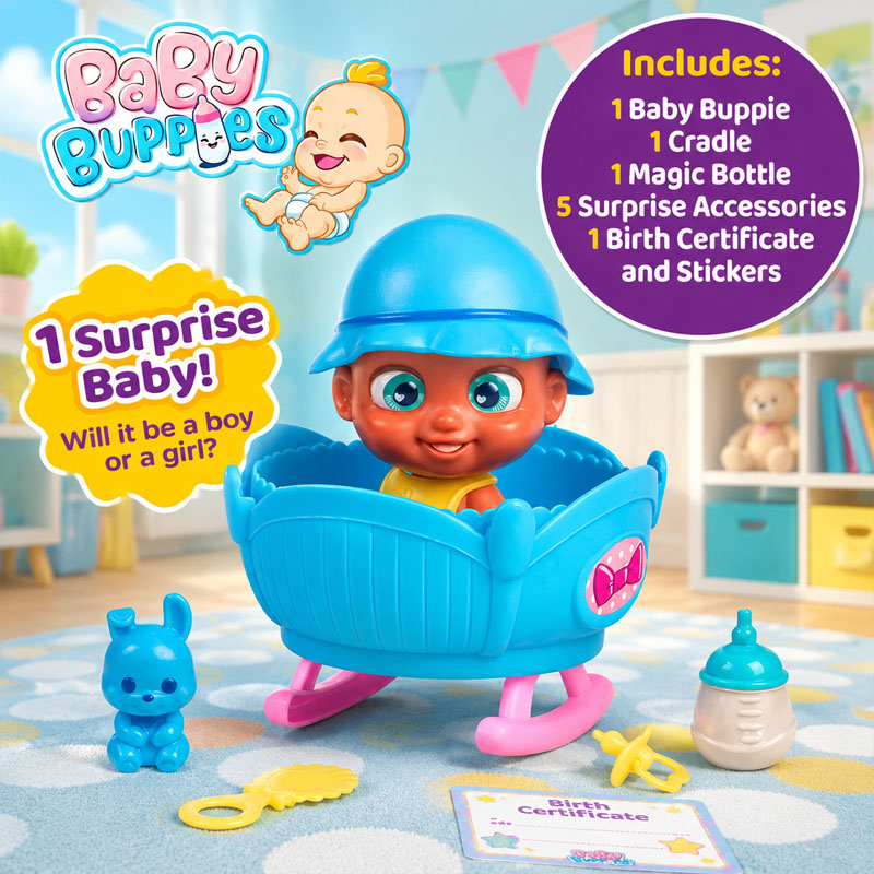 Baby Buppies Doll And Cradle S - đánh giá và giá Baby Products For Face