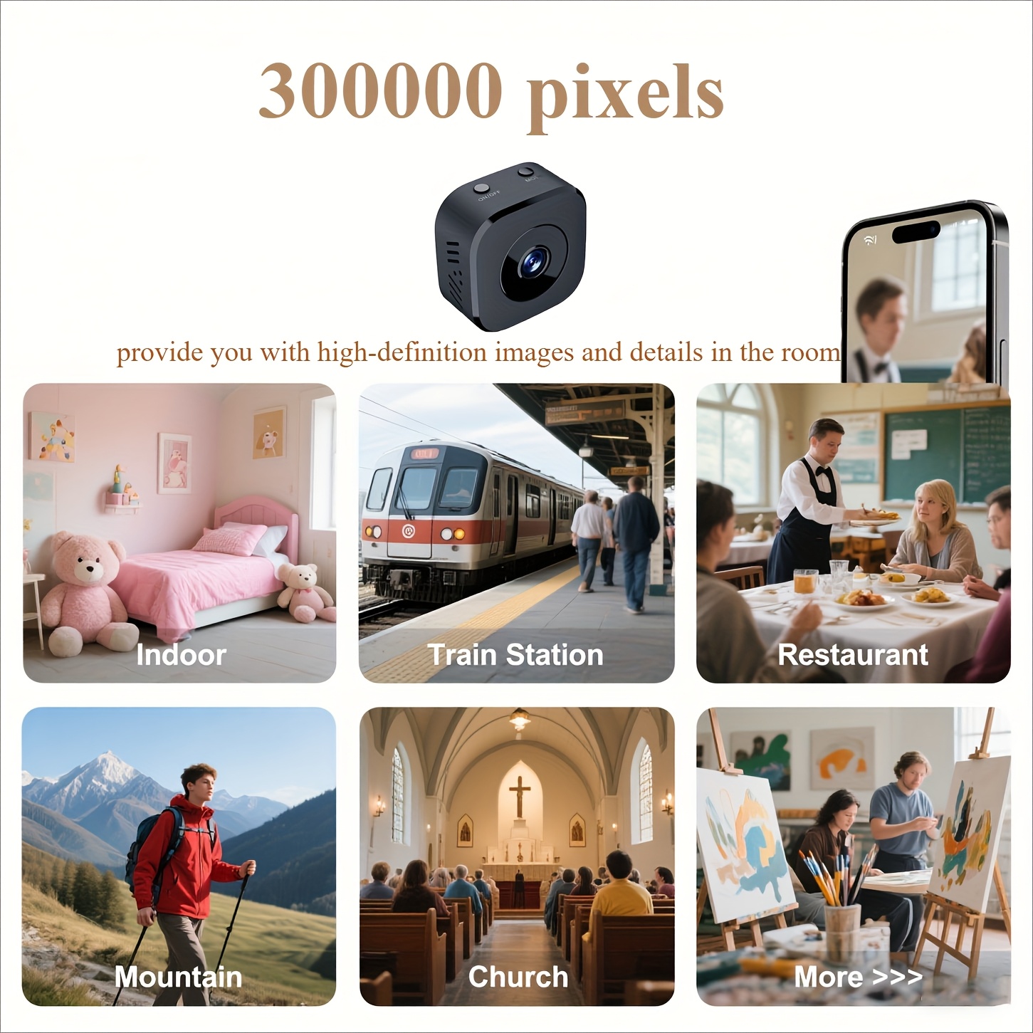 1080P HD Mini WiFi Camera Indo - đánh giá và giá Baby Monitor Sensor