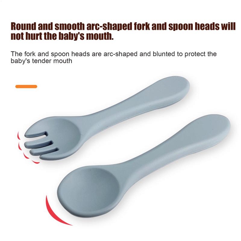 Toddler Eating Utensils 4 piec - đánh giá và giá Baby Led Weaning Set