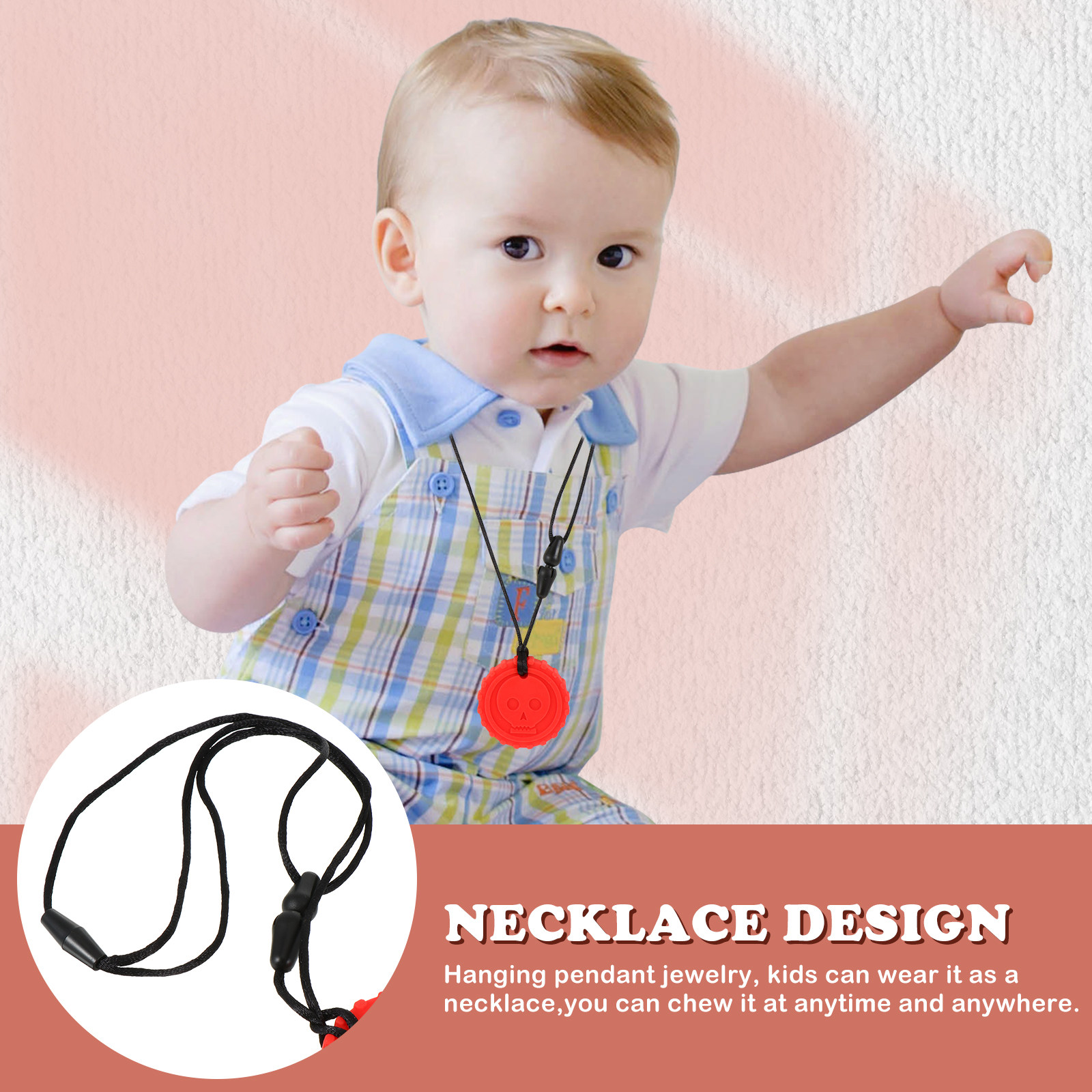 Skull Molar Teether Baby Neckl - đánh giá và giá Baby Products You Need