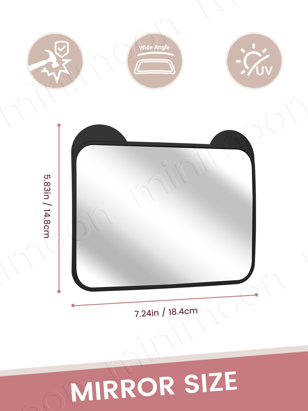 Cute Bear-Ear Car Seat Mirror, - đánh giá và giá Baby Monitor Sensor