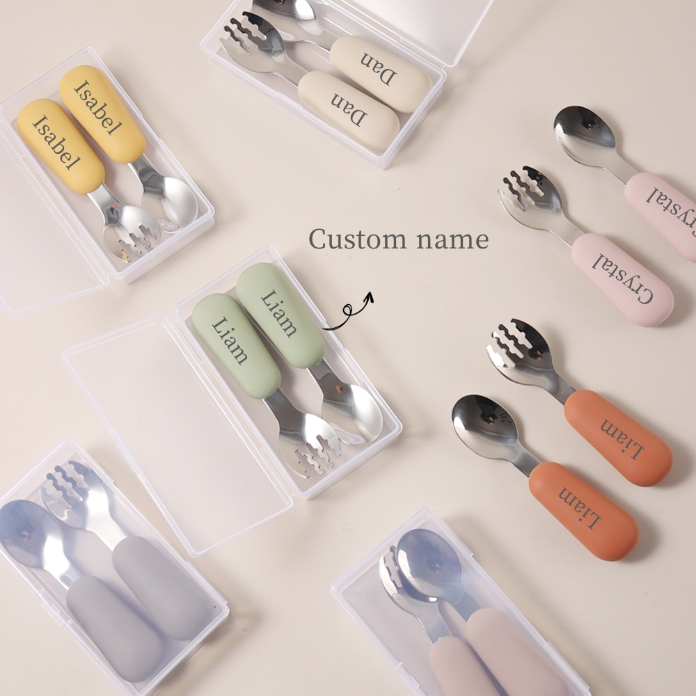 Personalized Baby Spoons and F - đánh giá và giá Baby Led Weaning Set