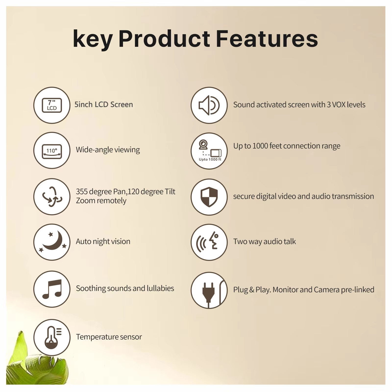 5.0 Inch Baby Monitor LCD Scre - đánh giá và giá Baby Monitor Sensor